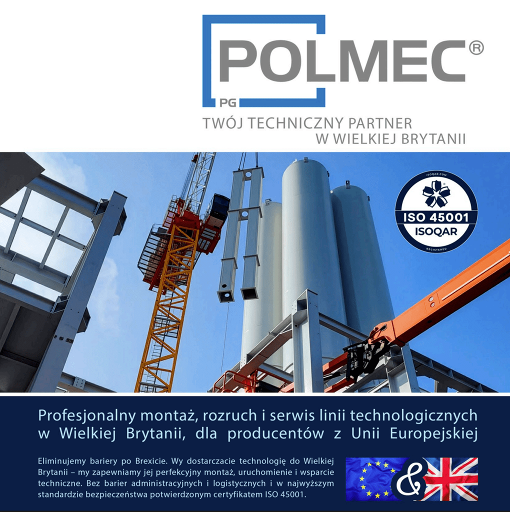 Katalog Polmec UK – montaż i serwis instalacji przemysłowych w Wielkiej Brytanii